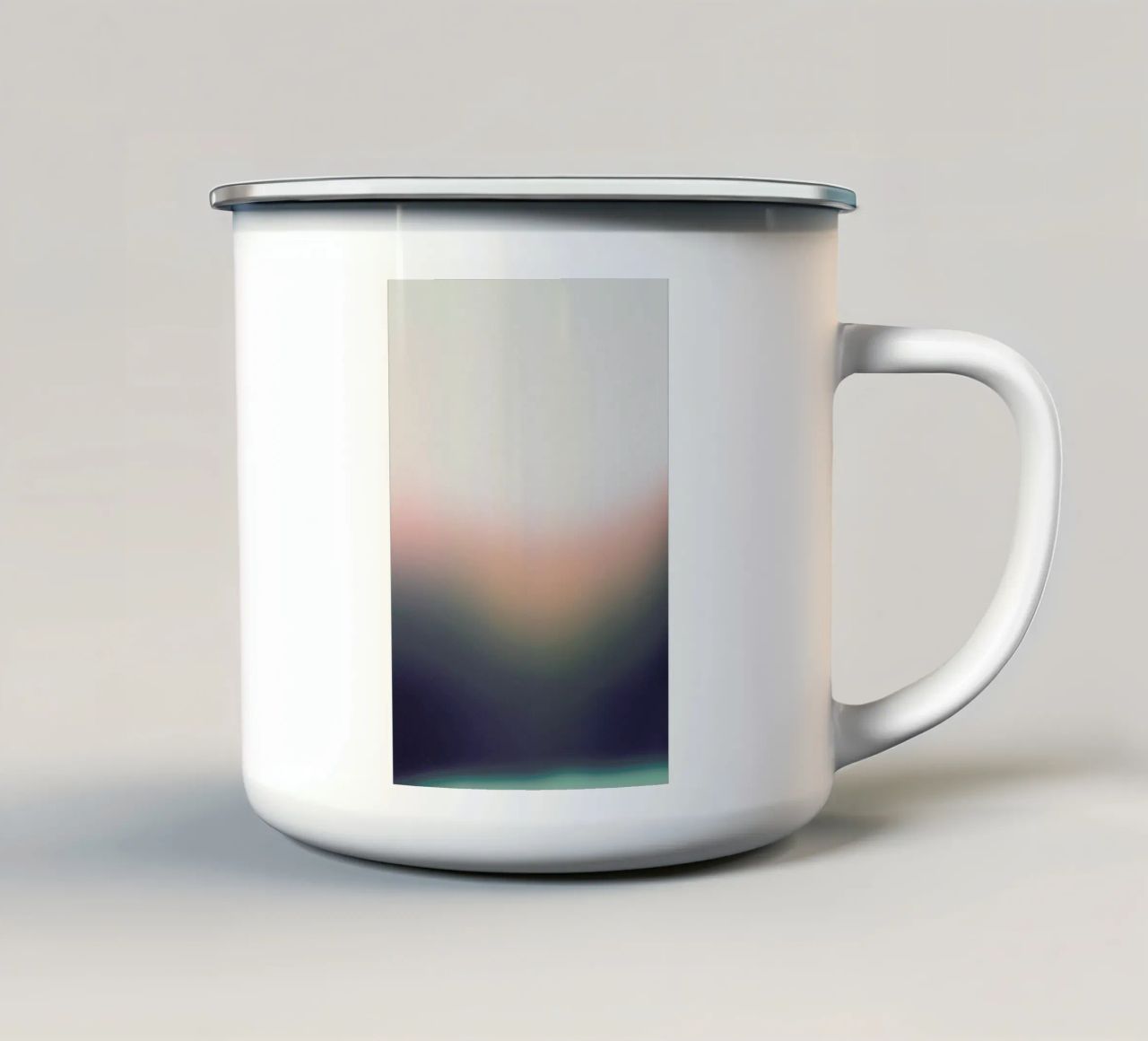 Sunrise 4 tazza in smalto da Sarah Bühler