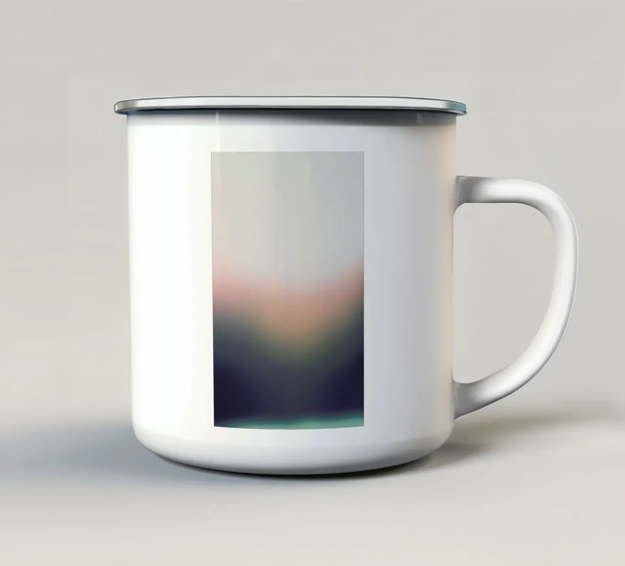 Sunrise 4 tazza in smalto da Sarah Bühler