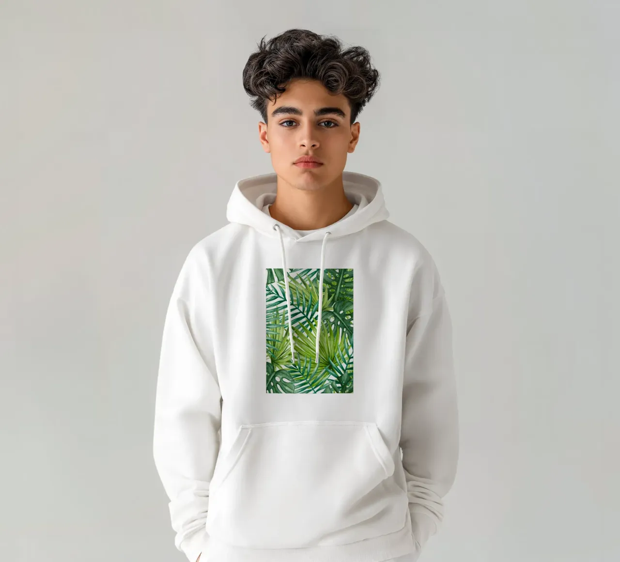 Modello tropicale 3 felpa con cappuccio da Nicholas Campbell
