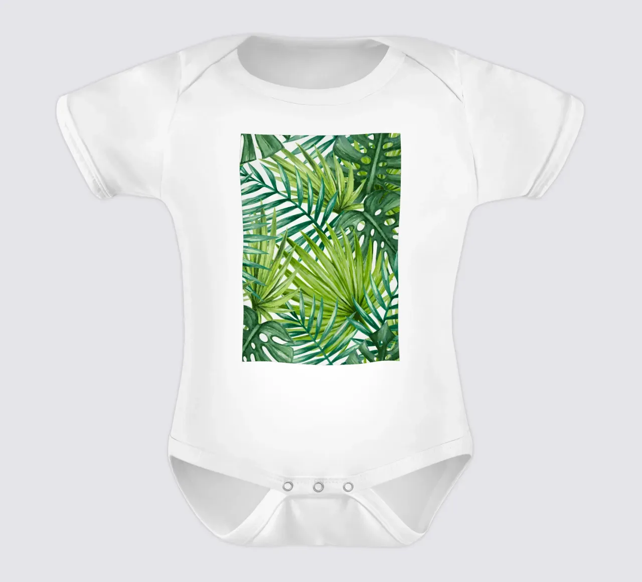 Modello tropicale 3 body neonato maniche corte da Nicholas Campbell