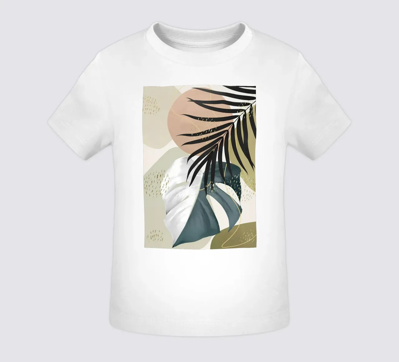 Monstera Abstract 1 maglietta neonato da Nicholas Campbell