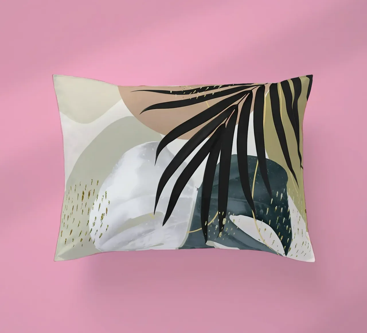 Monstera Abstract 1 cuscino da Nicholas Campbell