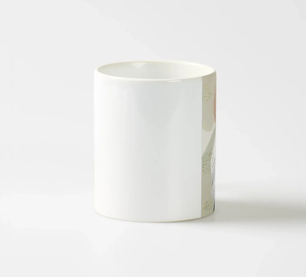Monstera Abstract 1 tazza in ceramica da Nicholas Campbell