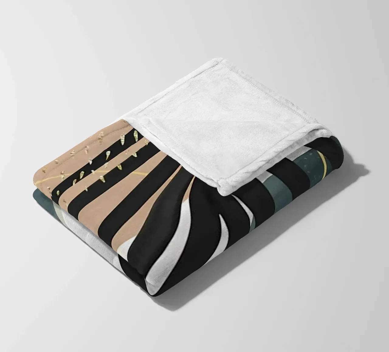 Monstera Abstract 1 coperta in pile da Nicholas Campbell