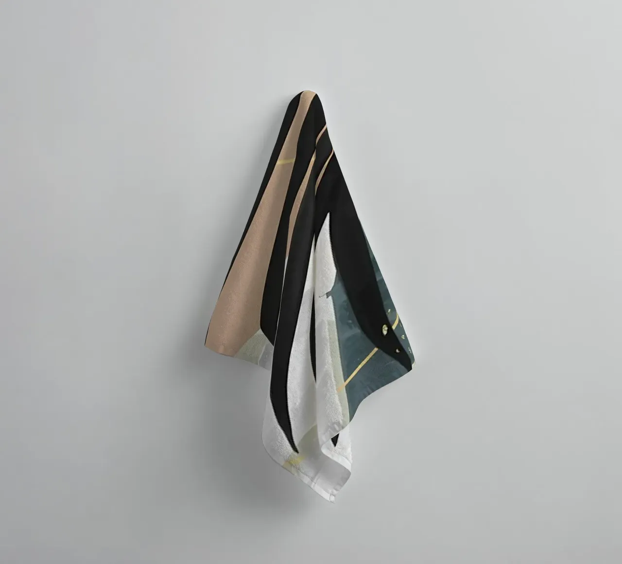Monstera Abstract 1 asciugamano da bagno da Nicholas Campbell