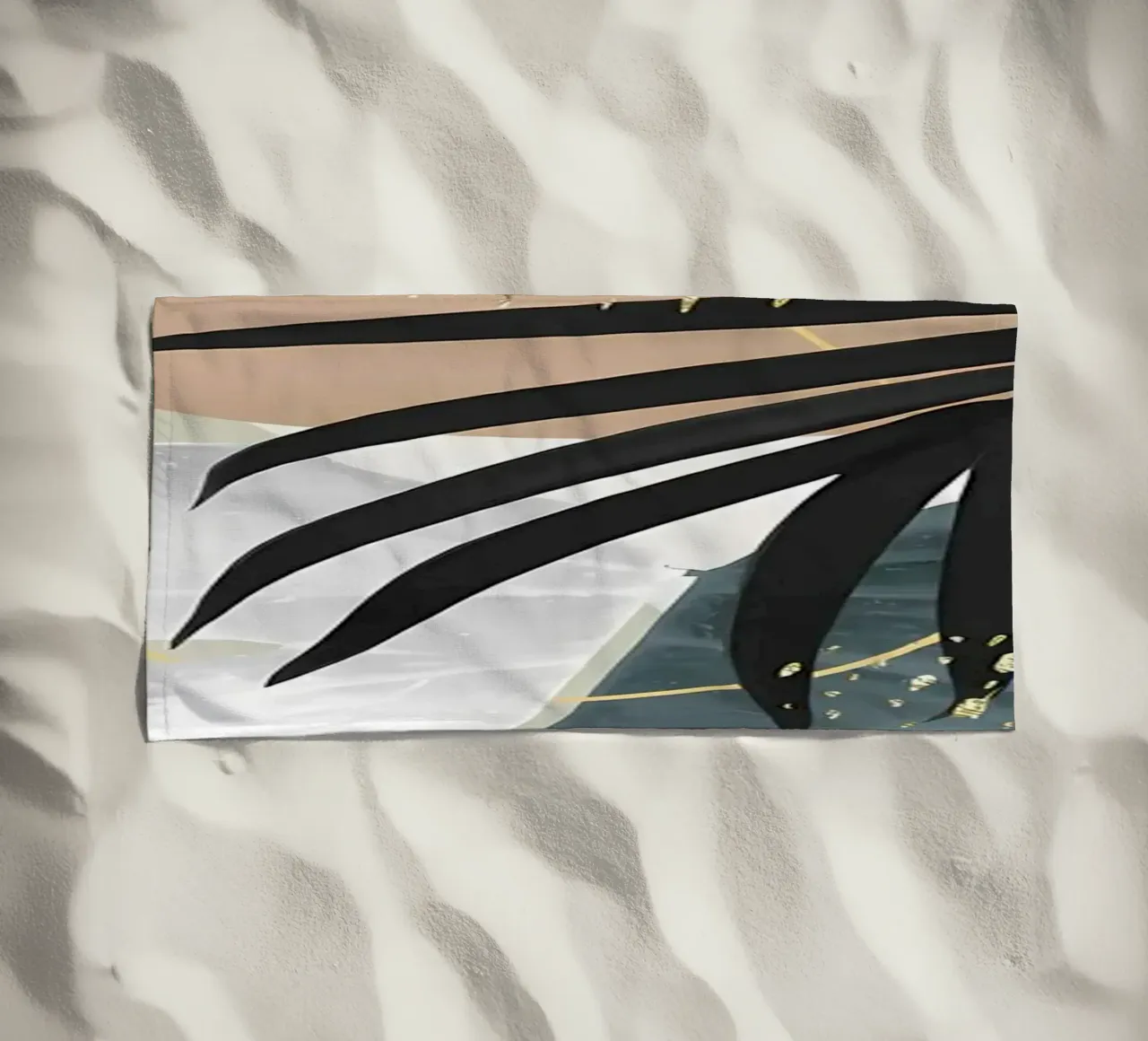 Monstera Abstract 1 telo mare da Nicholas Campbell