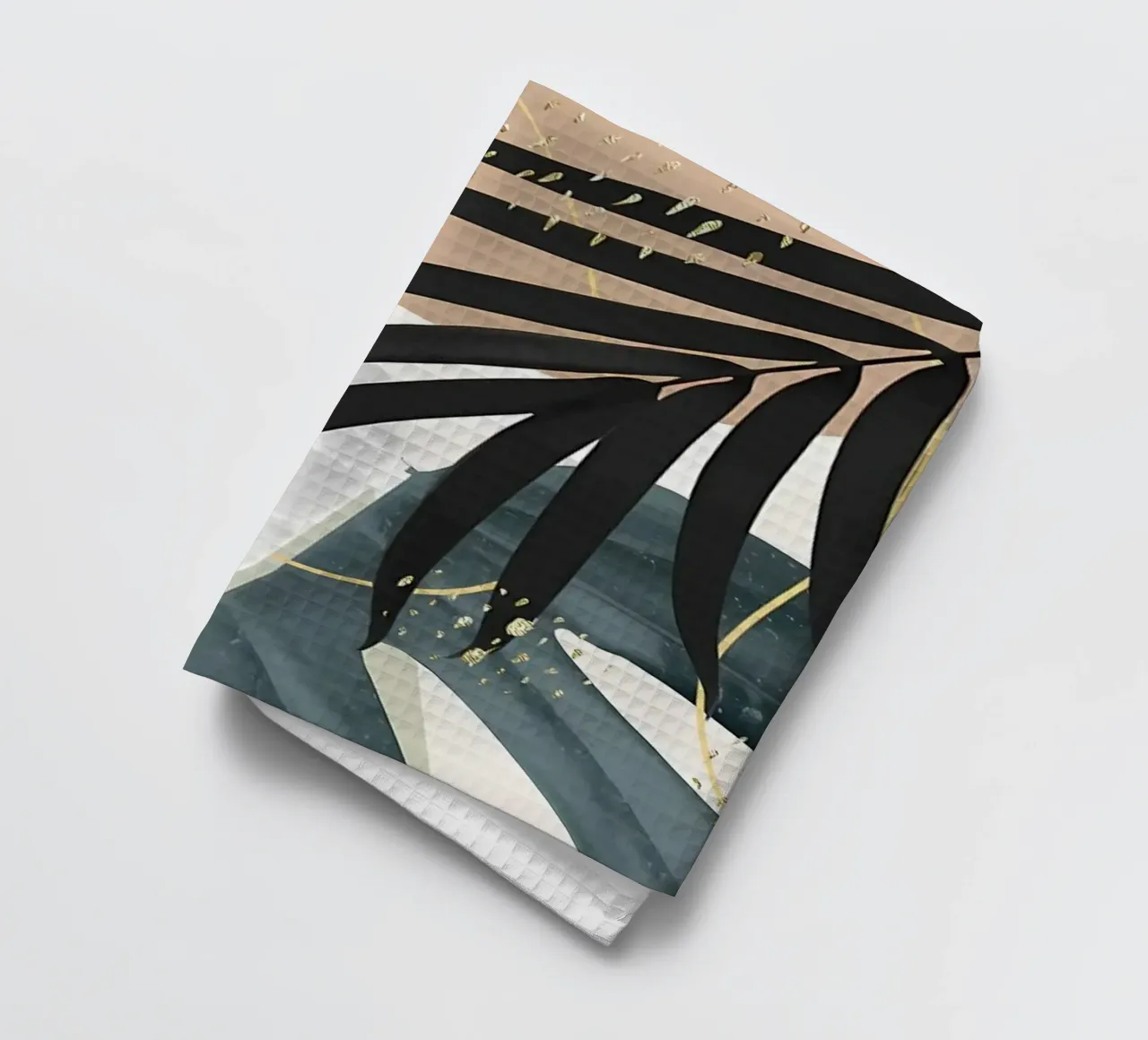 Monstera Abstract 1 canovaccio da cucina da Nicholas Campbell