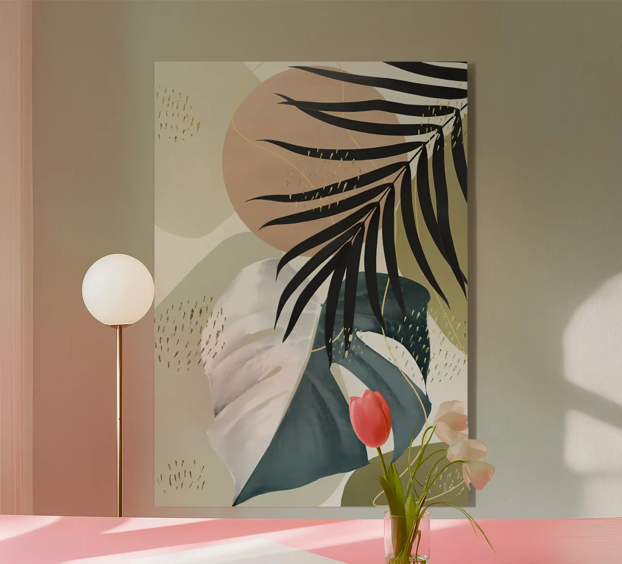 Monstera Abstract 1 plexiglass da Nicholas Campbell