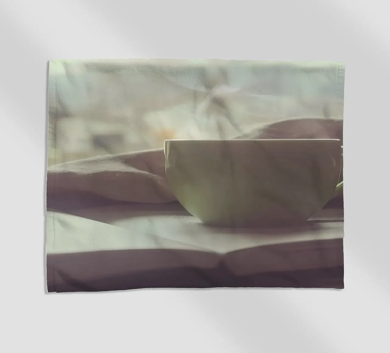 Caffè durante la lettura telo mare da Aiden Garcia