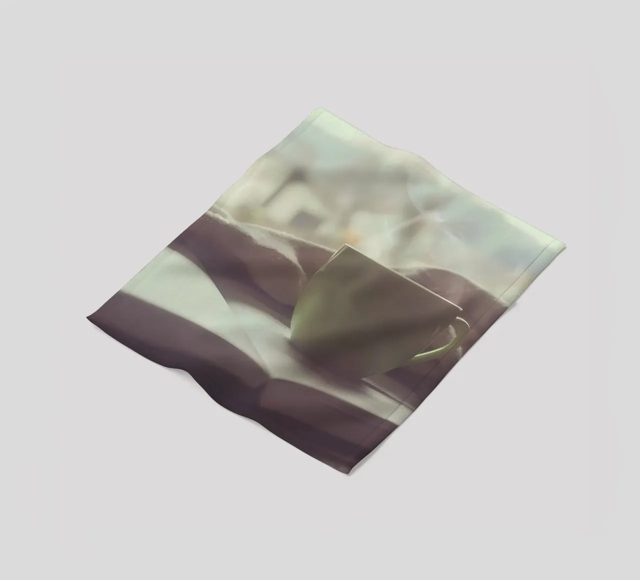 Kaffee beim lesen Fleecedecke von Aiden Garcia