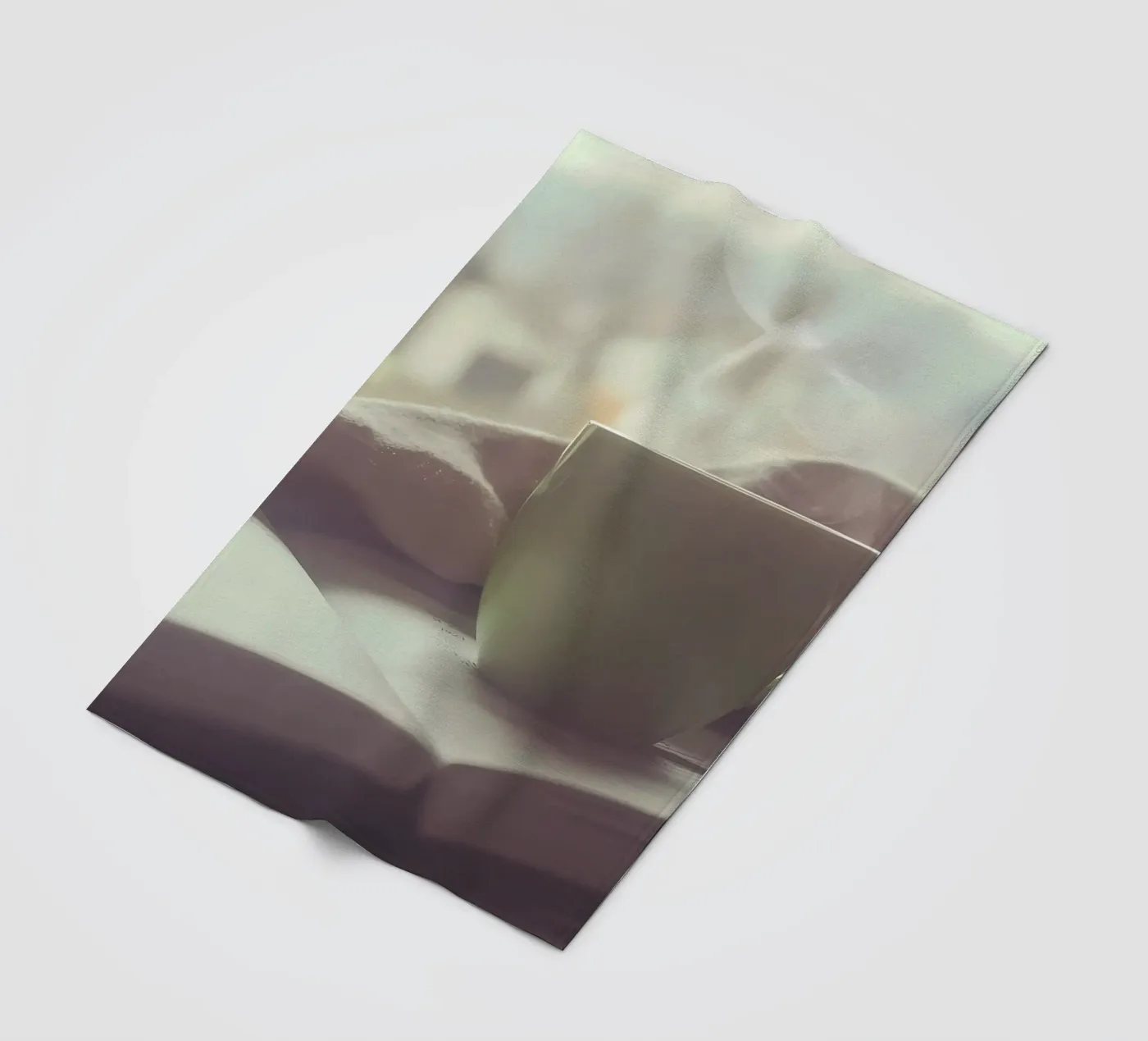 Coffee while reading Fleecedecke von Aiden Garcia