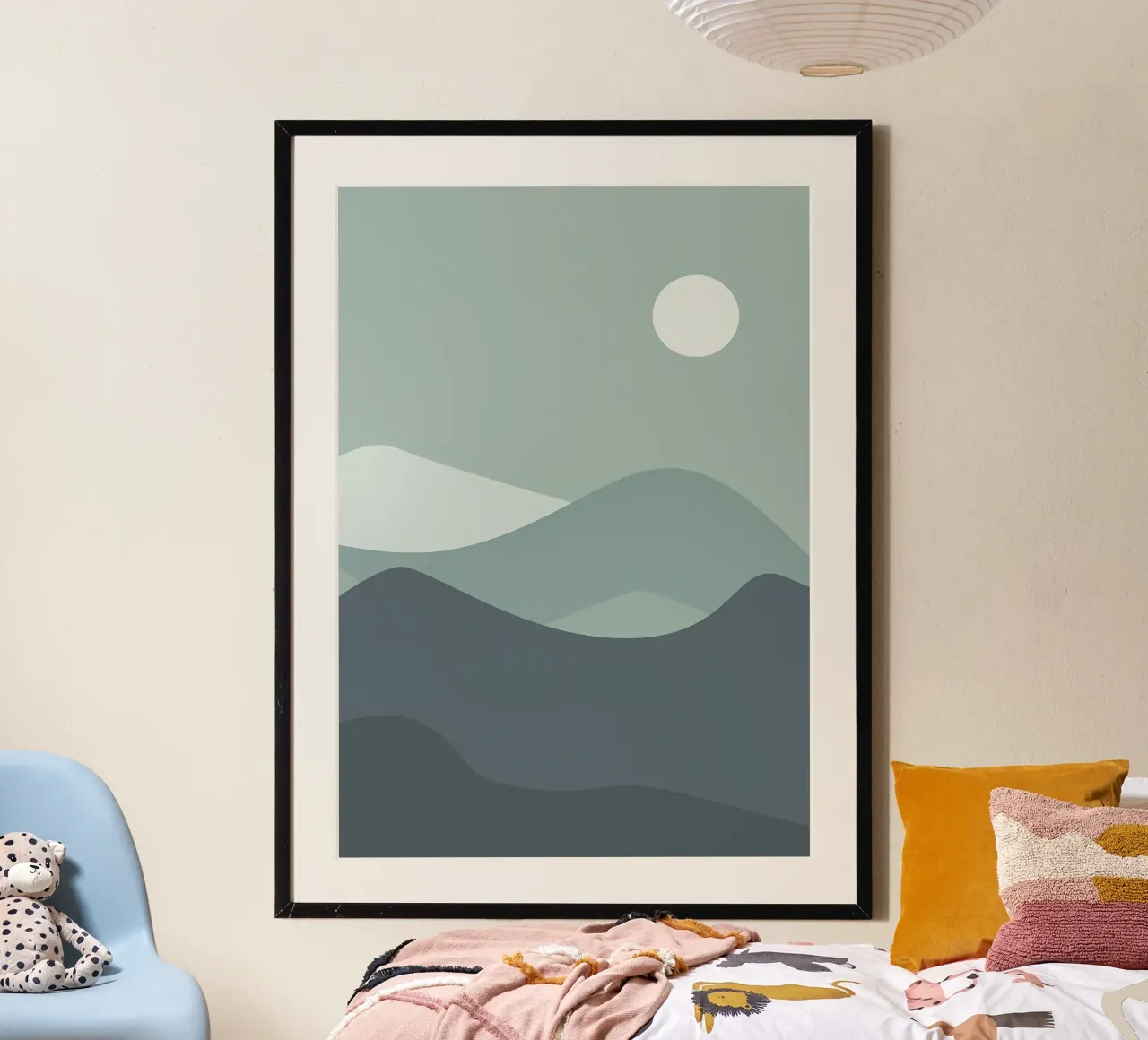 Modern landscape art hahnemühle by Bartosz Powalka