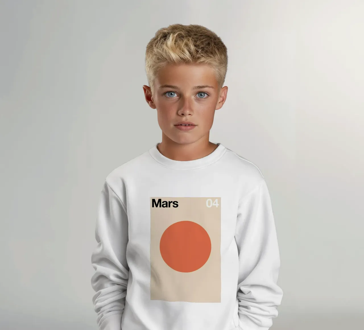 Mars 04 felpa bambino da Florent Bodart