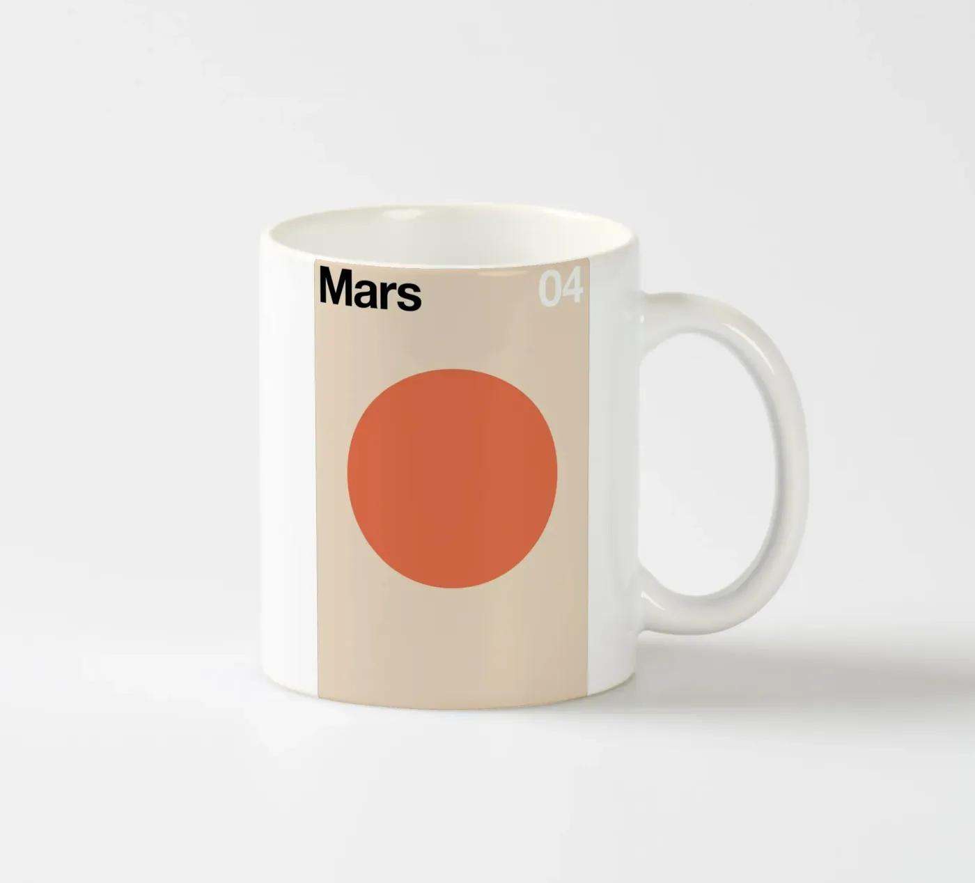Mars 04 ceramic mug by Florent Bodart