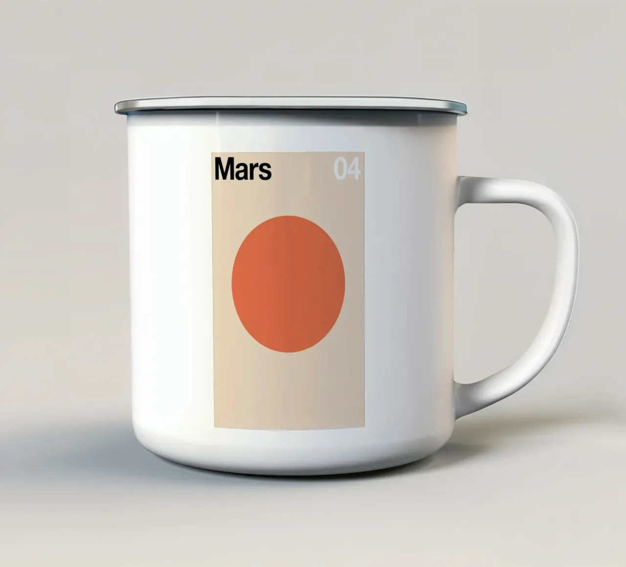 Mars 04 tazza in smalto da Florent Bodart
