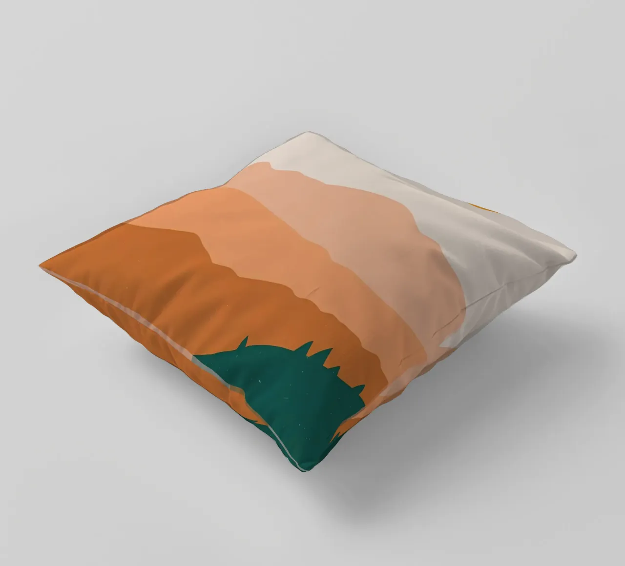 Landscape Minimalist Day decorative cushion by Bartosz Powalka