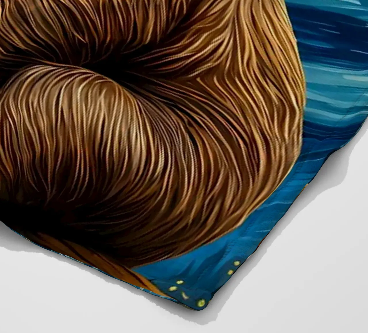 Bradipo Notte stellata coperta in pile da Adrian Patel