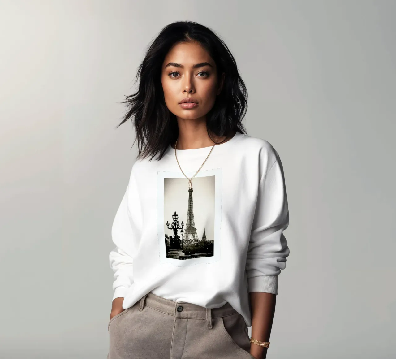 Eiffel Tower Sweatshirt von METROPOLIS
