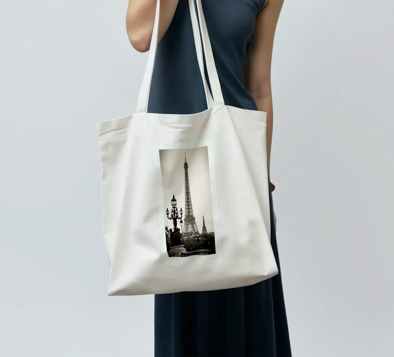 Eiffel Tower borsa in juta da METROPOLIS