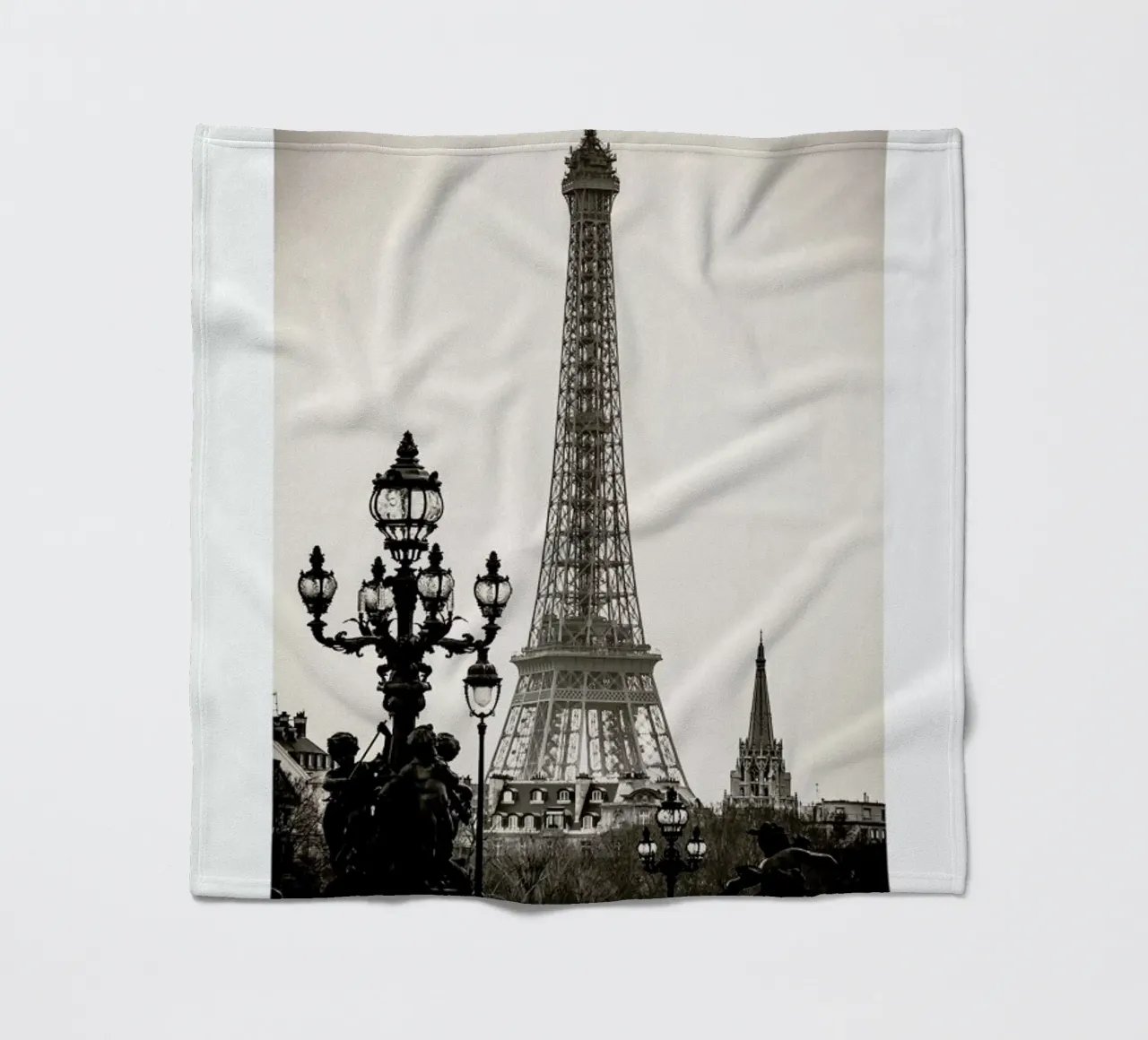 Eiffel Tower fleece blanket by METROPOLIS