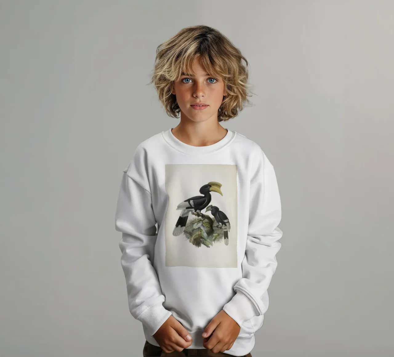 Vintage Keulemans 1 Bycanistes Cylindricus felpa bambino da Vintage Print Collection