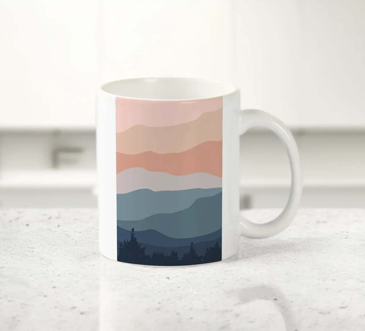 Avventura in montagna tazza in ceramica da Bartosz Powalka