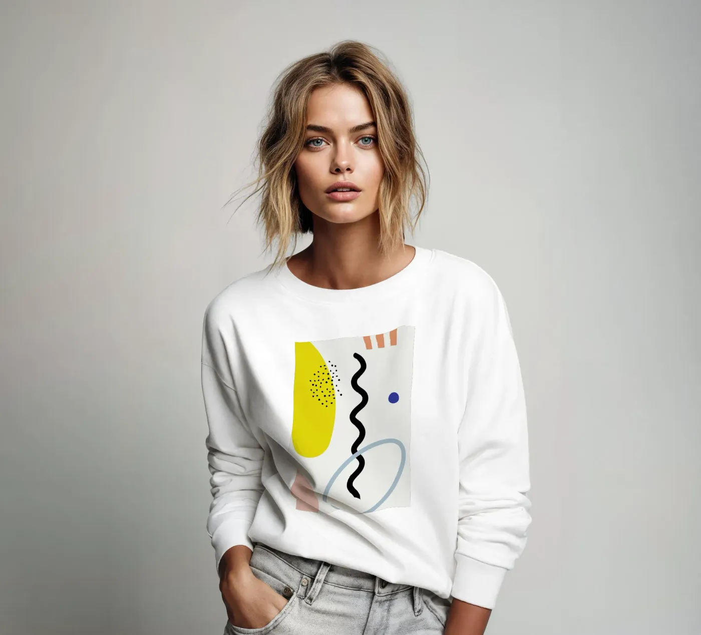 Vertical Waves sweatshirt by Studio One