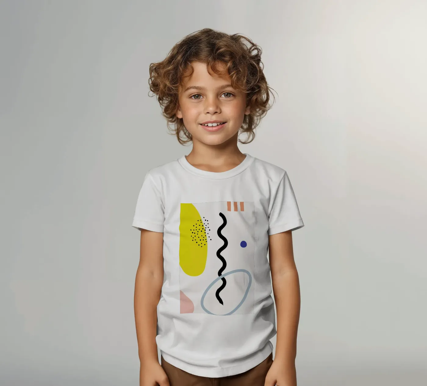 Vertical Waves Kinder T-Shirt von Studio One