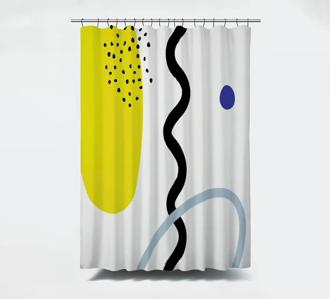 Vertical Waves Duschvorhang von Studio One