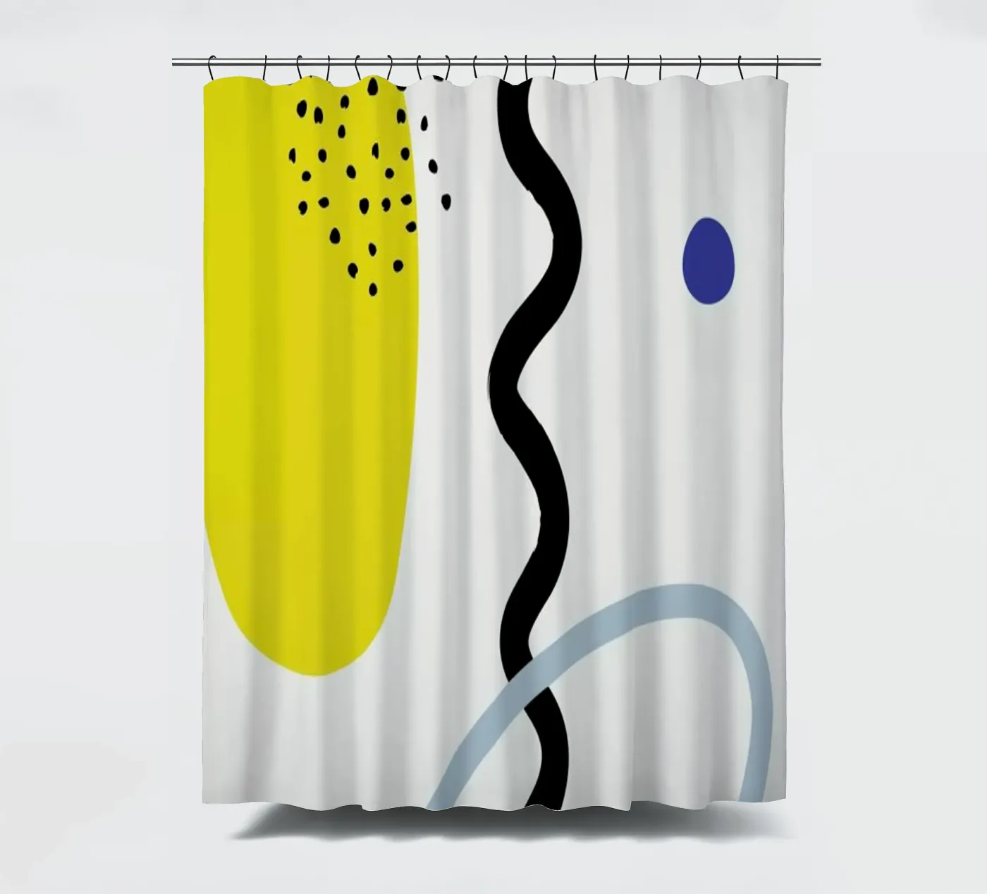 Vertical Waves Duschvorhang von Studio One