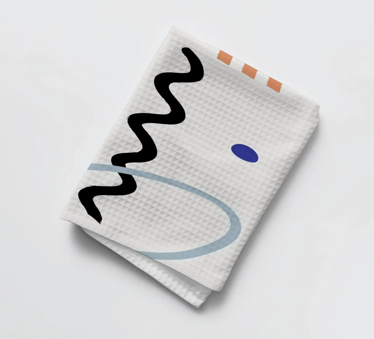 Vertical Waves Geschirrtuch von Studio One