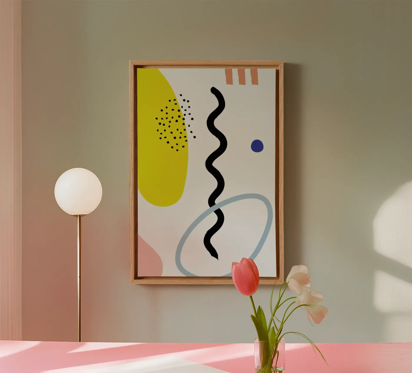 Vertical Waves canvas by Studio One