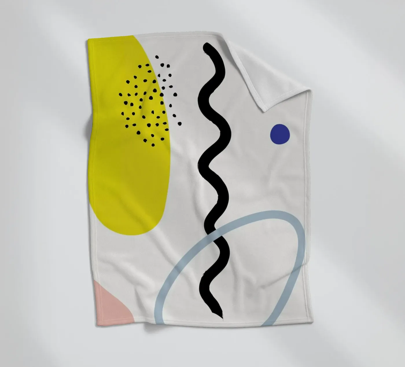 Vertical Waves fleece blanket by Studio One