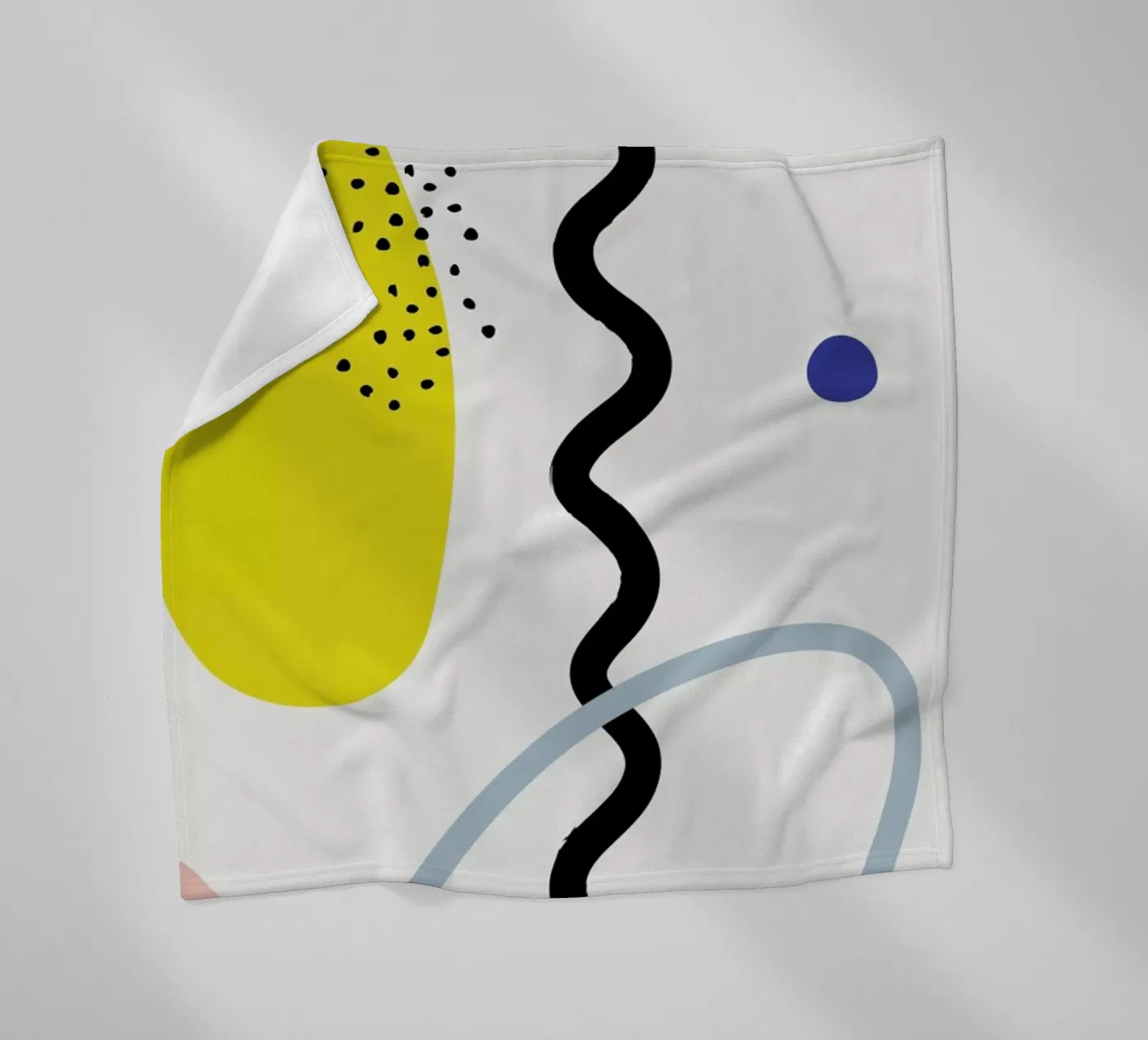 Vertical Waves fleece blanket by Studio One