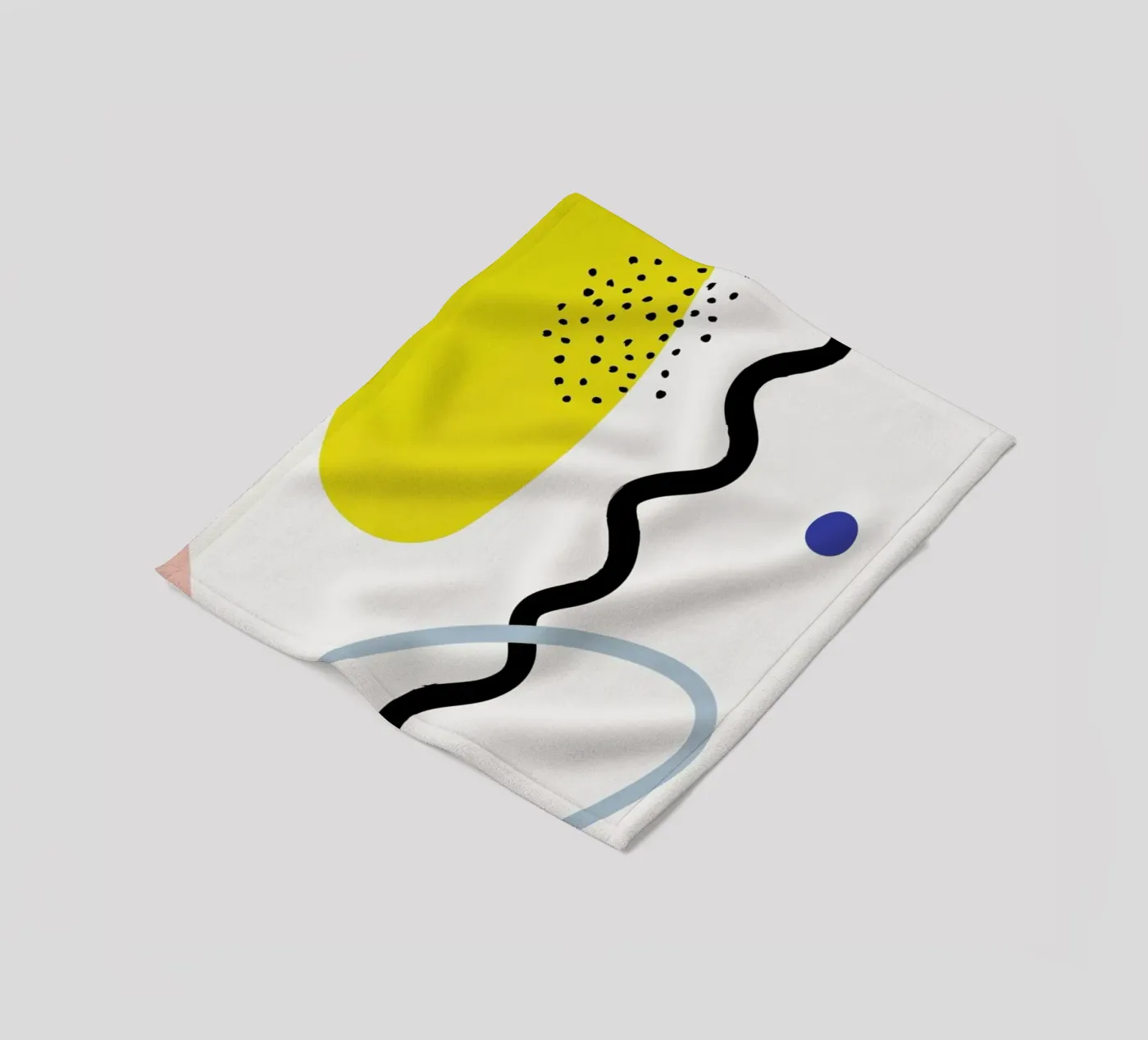 Vertical Waves fleece blanket by Studio One