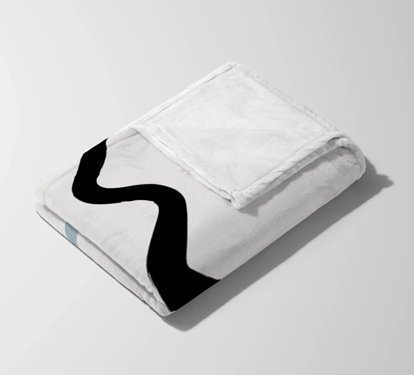 Vertical Waves fleece blanket by Studio One