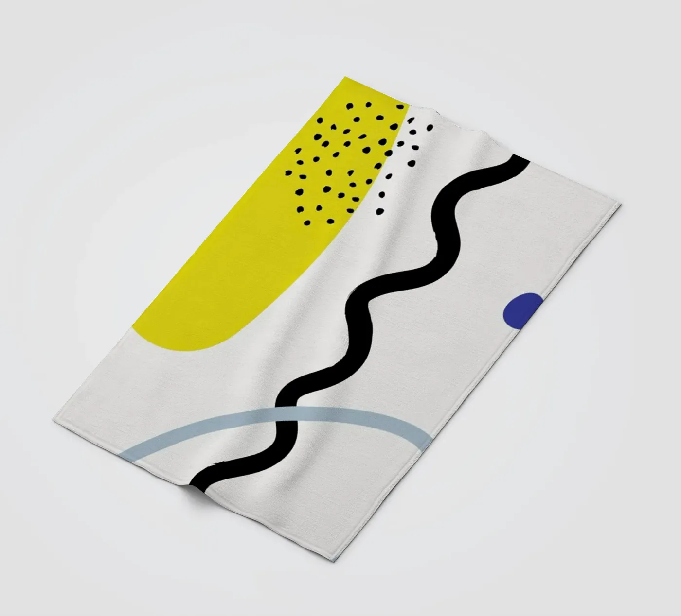 Vertical Waves fleece blanket by Studio One