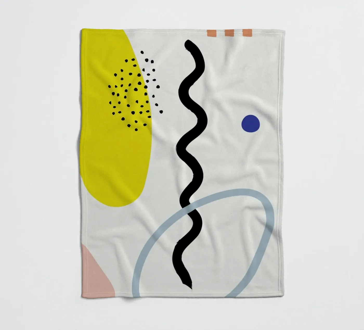 Vertical Waves fleece blanket by Studio One