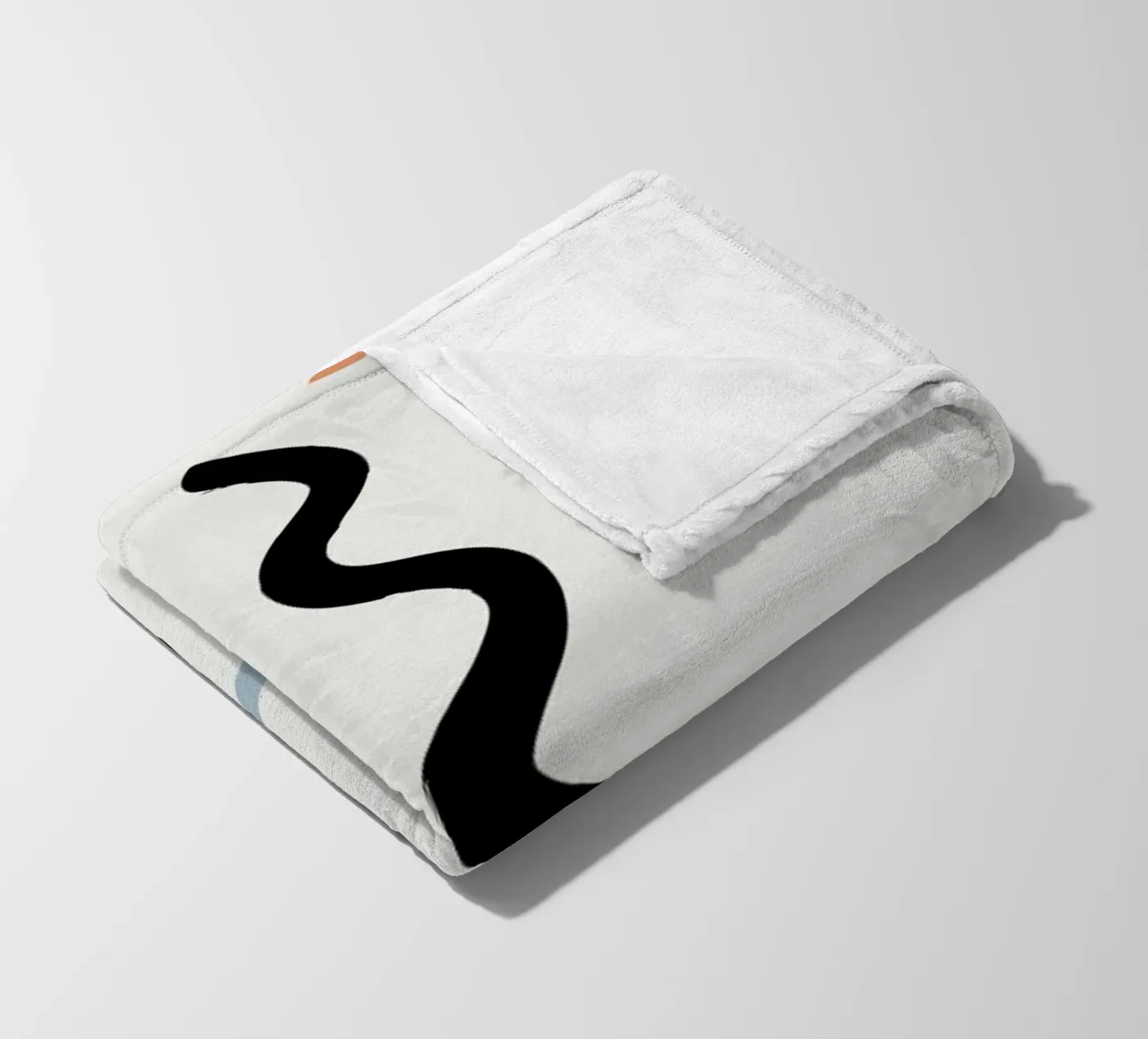 Vertical Waves fleece blanket by Studio One
