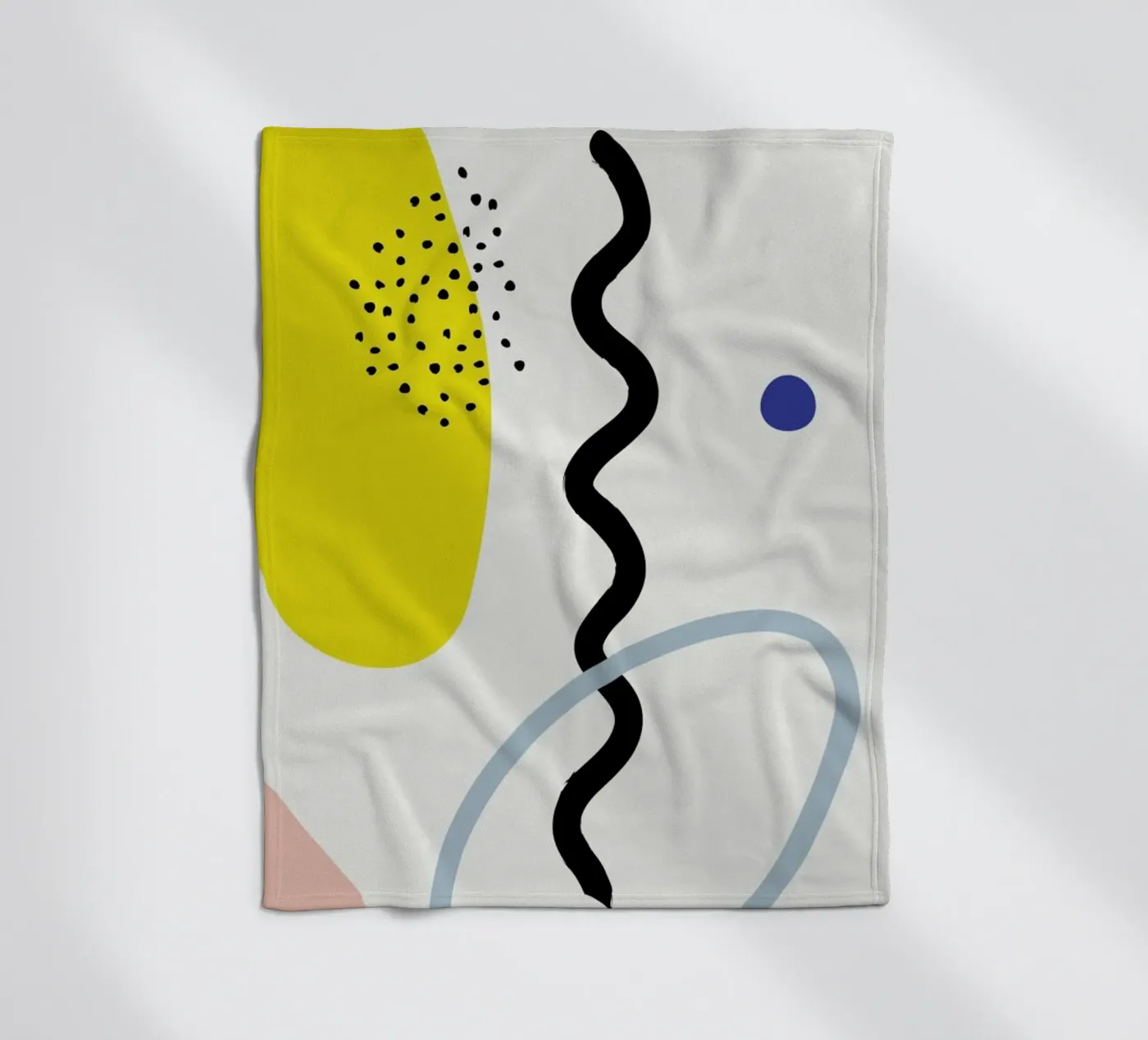 Vertical Waves fleece blanket by Studio One