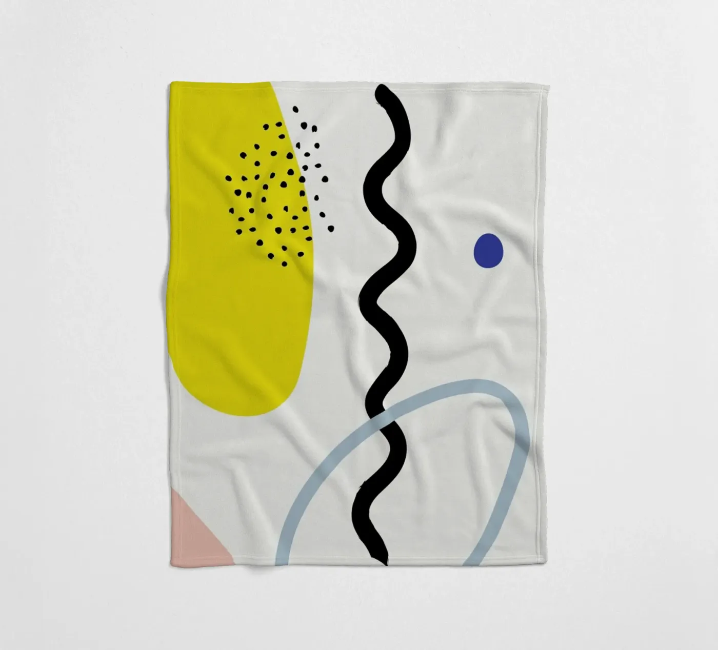 Vertical Waves fleece blanket by Studio One