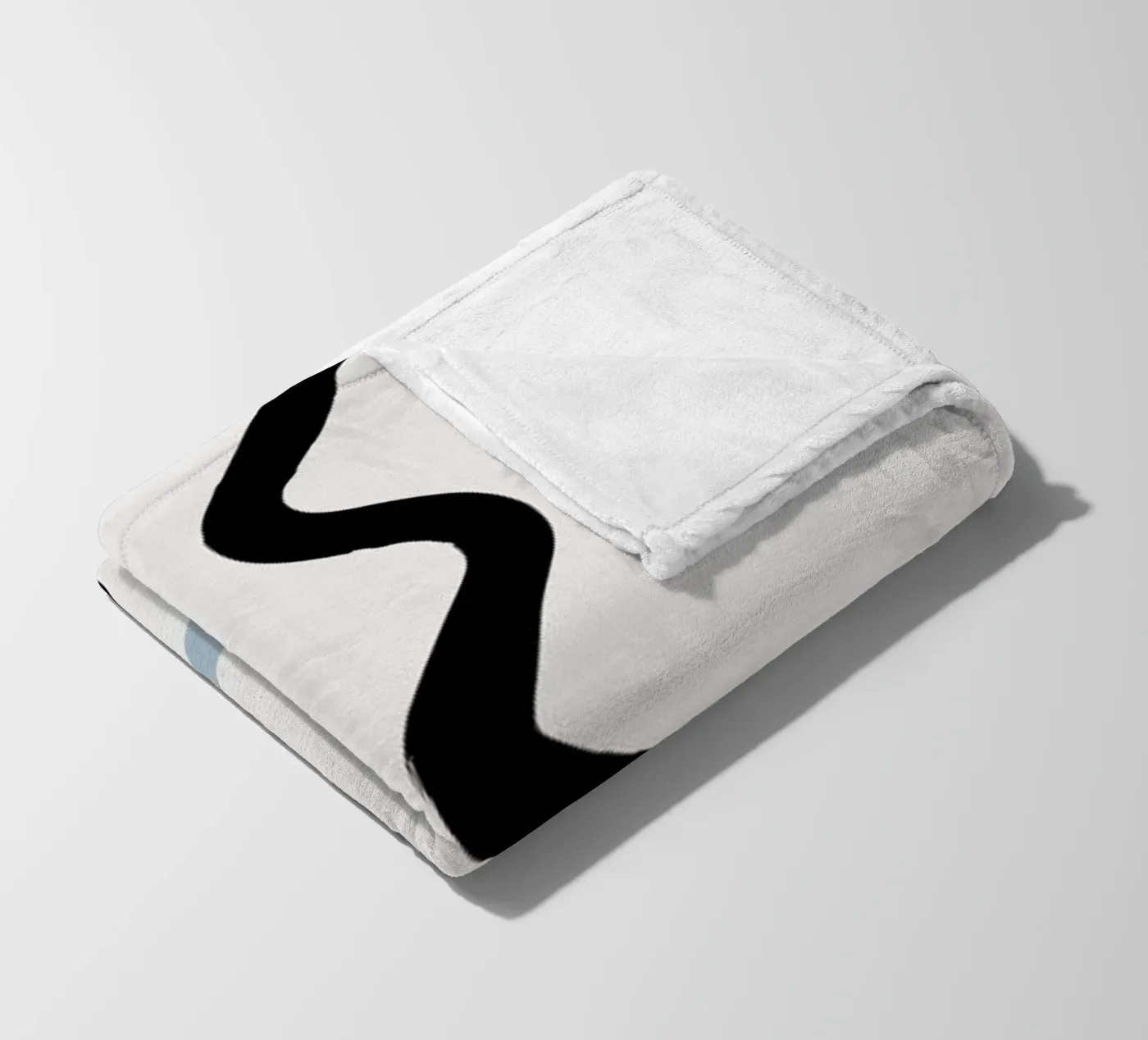Vertical Waves fleece blanket by Studio One