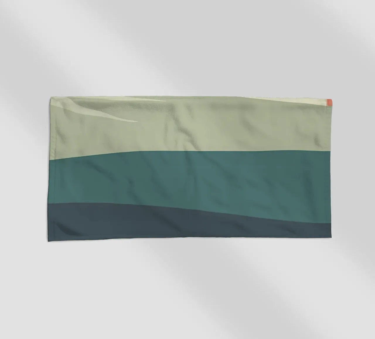 Sun Mountains forest tree beach towel by Bartosz Powalka
