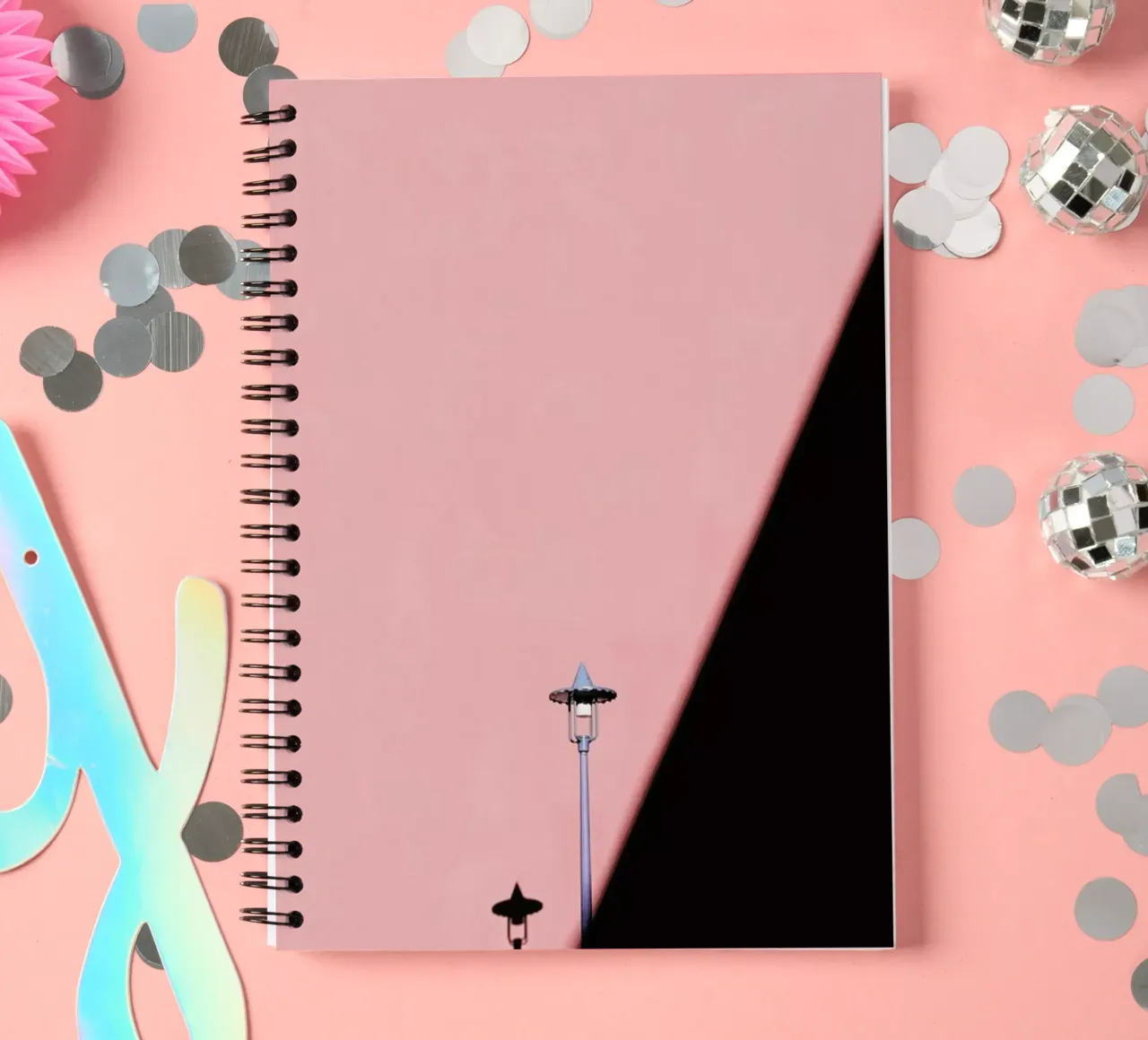 Light and Line spiral notebook by Rupert Höller