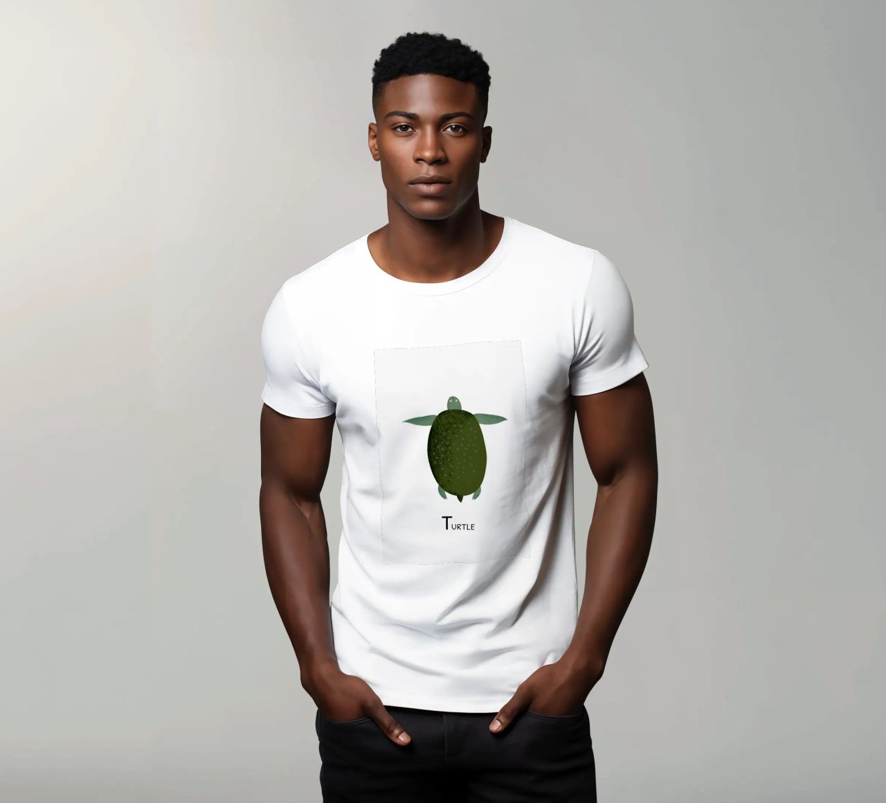 T for Turtle t-shirt da Little Flourishes