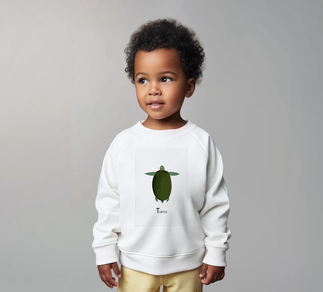 T for Turtle felpa neonato da Little Flourishes