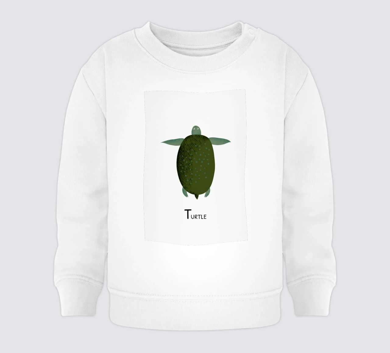 T for Turtle felpa neonato da Little Flourishes