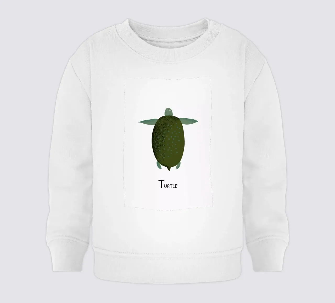 T for Turtle felpa neonato da Little Flourishes