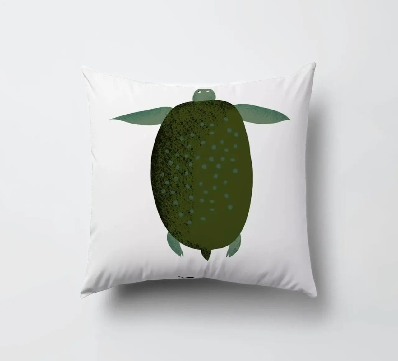 T for Turtle cuscino da Little Flourishes