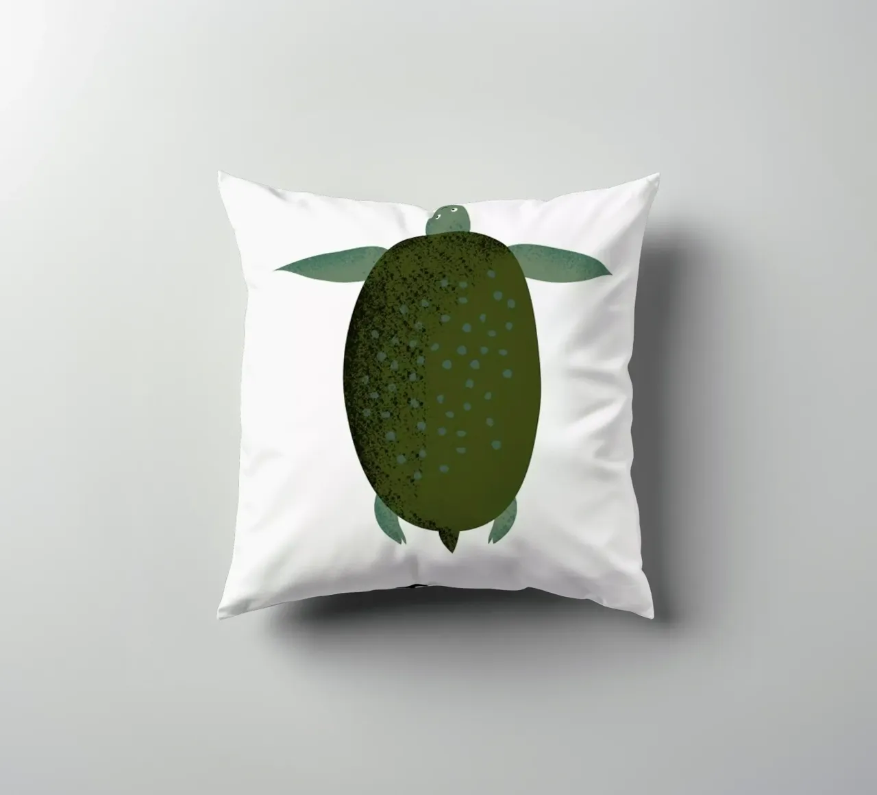 T for Turtle cuscino da Little Flourishes